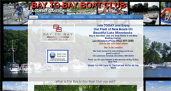 Desktop Screenshot of baytobayboatclub.com